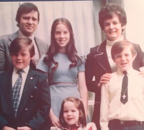 The Watson family — First Communion