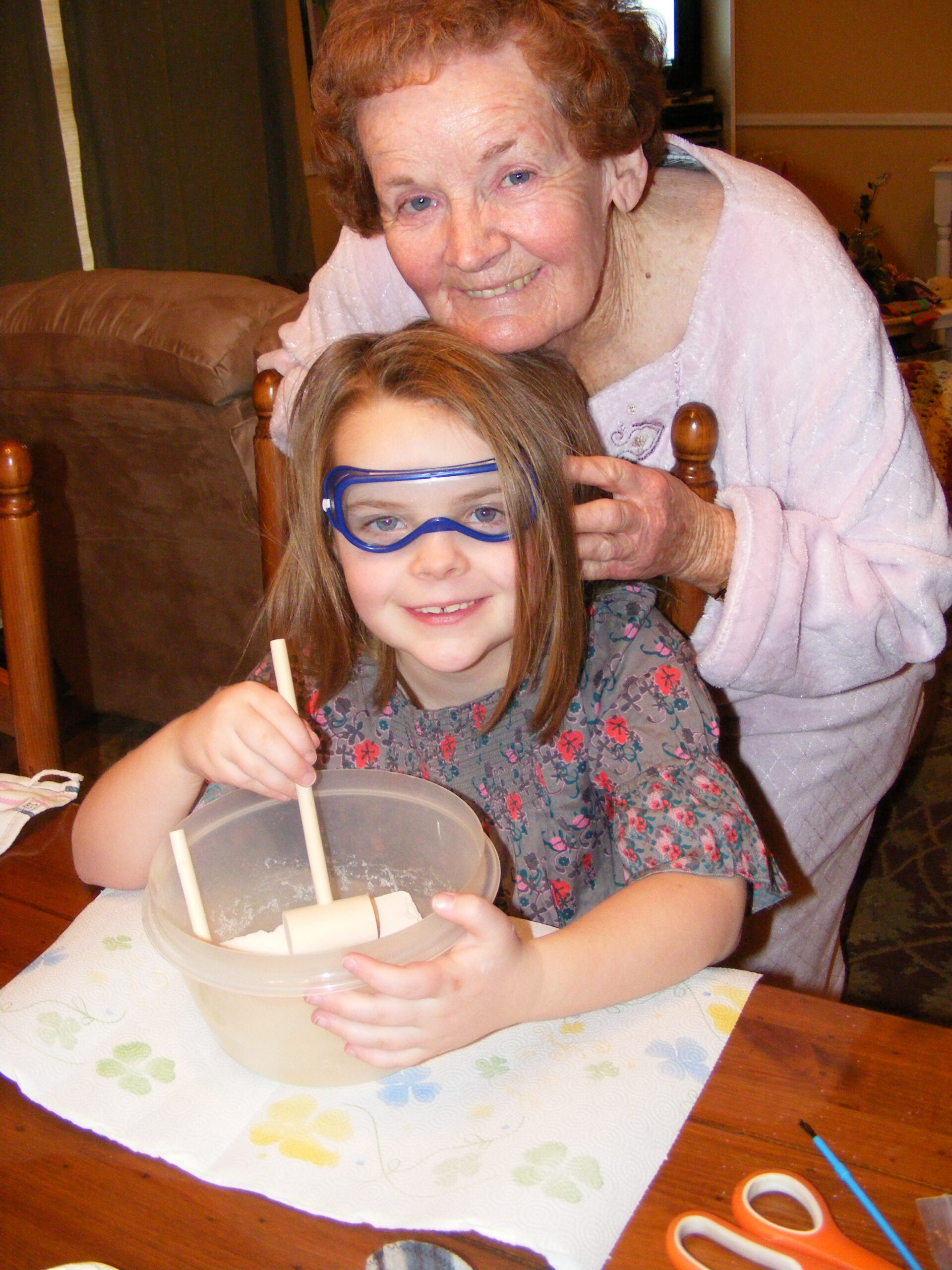 A science project with Grandma